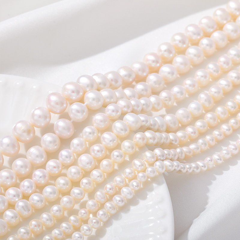 高品质天然淡水珍珠葱头珠散珠