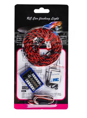RC 遥控车模型用 12LED 新款爆闪车灯组/灯系统 炫彩四色F04622