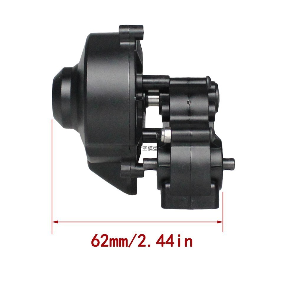 1/10模型攀爬车 奥星塑料波箱总成带齿轮Axial SCX10 90046 90047