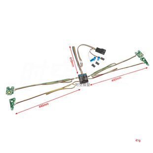 TRAXXAS TRX4联动灯组 路虎卫士联动车灯RC灯光组攀爬车无损安装