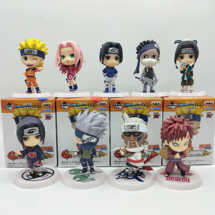 G赏白 日版 眼镜厂一番赏盒蛋火影忍者 F赏 佐助小樱小手办 卡卡西