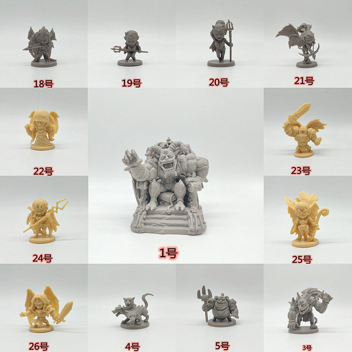 正版桌游模型阿卡迪亚战记地狱篇幽冥之王 棋子天使 2号链接