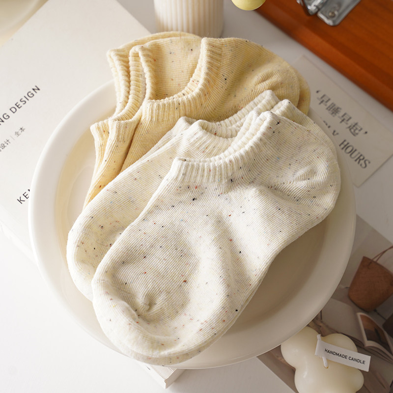 点子纱ins浅口隐形袜~棉的船袜女夏季脚底硅胶防滑韩系低帮棉短袜,女士内衣/男士内衣/家居服,船袜,淘宝优惠券,粉丝福利购,淘宝优惠卷