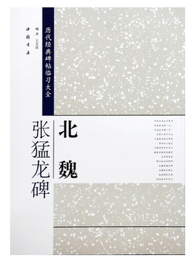北魏张猛龙碑字帖 历代经典碑帖临习大全 米字格 毛笔字帖楷书成人练字初学者书法字帖8开中国书店正版图书