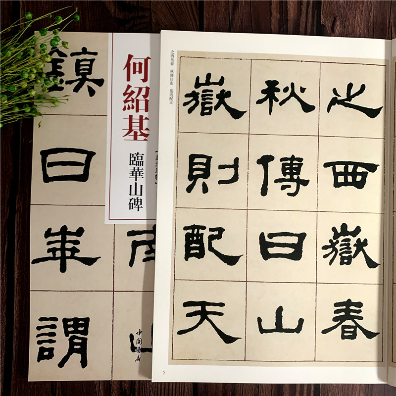 何绍基临华山碑 清代隶书名家经典毛笔软笔隶书临摹字帖附繁体旁注高清放大墨迹本 赵宏 主编 中国书店 58页