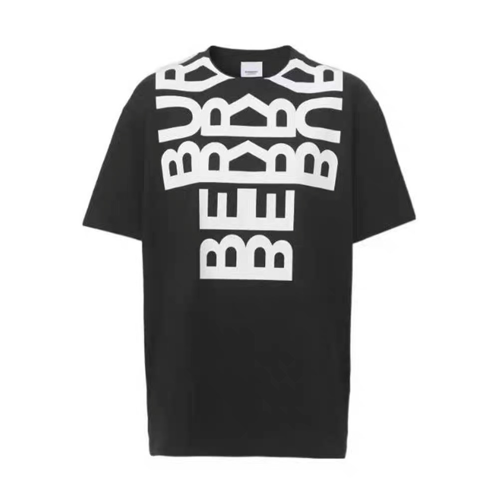 2025新款女黑时尚休闲个性字母印花韩版宽松显瘦学生港风短袖T恤