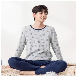 英博伦青少年秋衣裤套装密根中大童秋冬保暖男孩打底衫睡衣中厚男