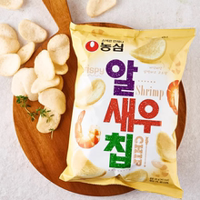 韩国新款包装进口食品农心鲜虾片68g膨化零食大礼包超赞明星代言
