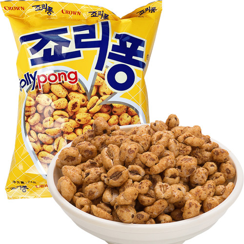 大麦粒74g韩国膨化零食克丽安