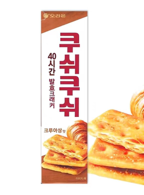 韩国进口食品好丽友千层饼干酥薄脆饼干咸甜独立袋休闲零食65.6g