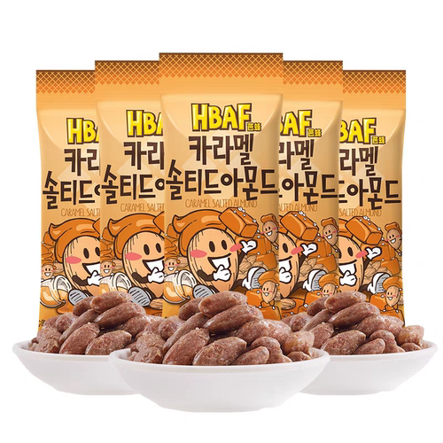 芭蜂韩国焦糖盐焗味扁桃仁