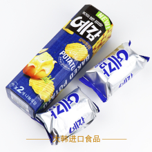 薯愿膨化食品64g 韩国进口休闲零食品好丽友蒜香味碳烤薯片