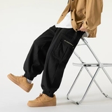 2025春款工装裤男款季美式复古宽松休闲潮牌春绿色束脚裤子，男装休闲裤，星座204-2