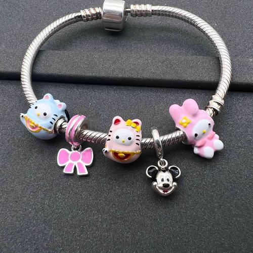 beads女925银滴釉可爱串珠