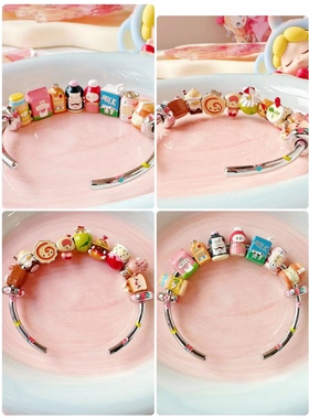 beads女925银饮料精致串珠