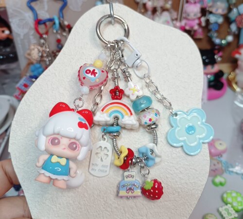 Lancy lulu少女联盟系列萌粒diy手机链挂件