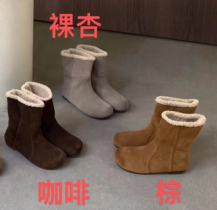 静秀阁.通宝正品加绒靴子A0-93C