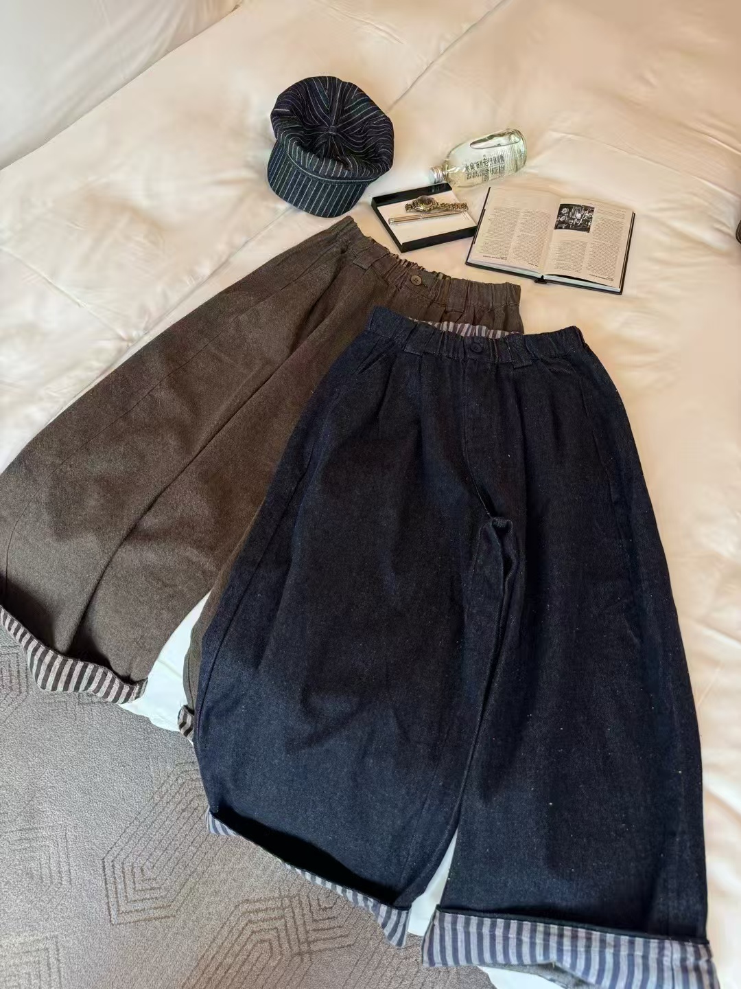 景善铭汉麻牛仔裤28c153