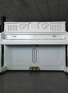 二手钢琴进口钢琴白色钢琴三益钢琴大谱架家用琴练习考级二手钢琴