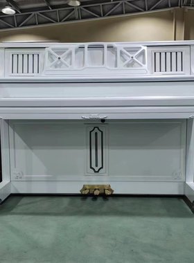 三益300ST三益钢琴 白色哑光 欧式复古 内外如新