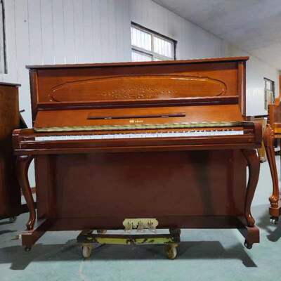 韦伯PW48钢琴 高度:121cm 99准新琴 音色浑厚 低音定弦 红木榔头