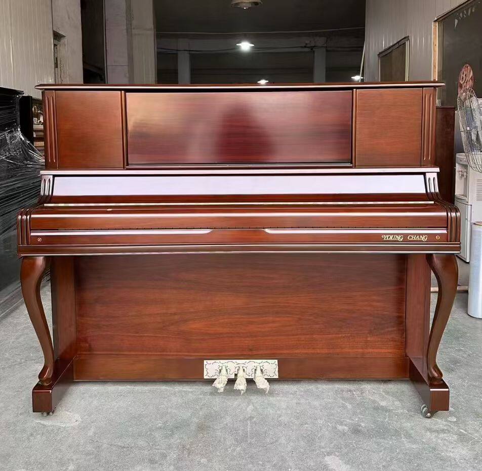 英昌U-121nce钢琴家用二手钢琴 红木榔头小谱台钢琴木色钢琴