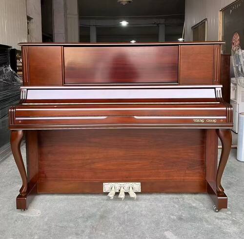英昌U-121nce钢琴家用二手钢琴 红木榔头小谱台钢琴木色钢琴