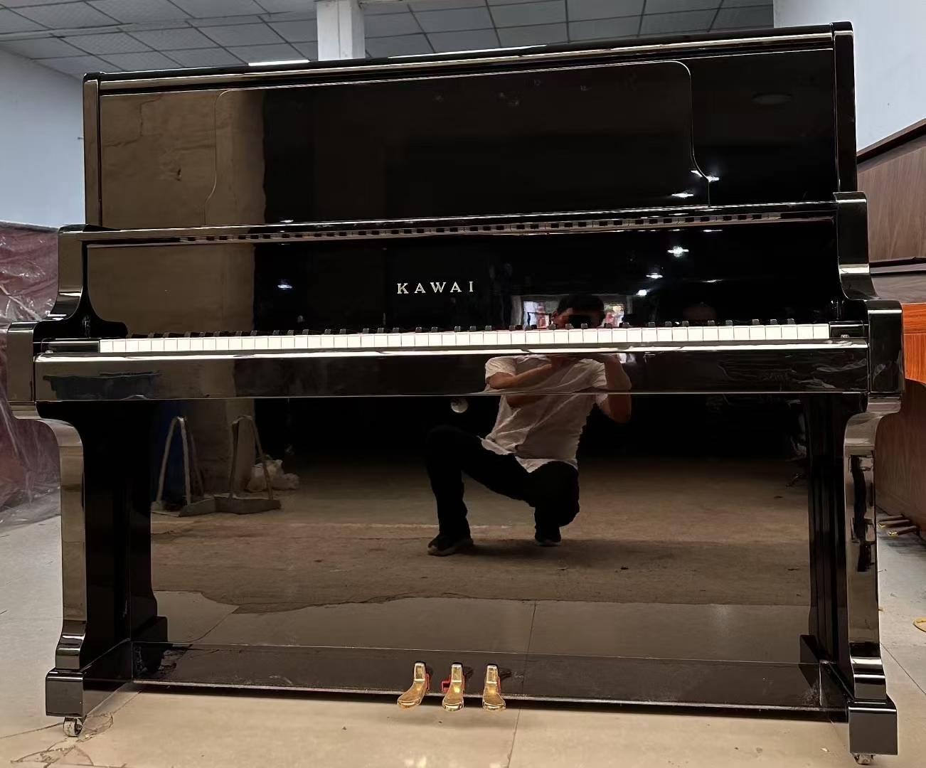 二手钢琴卡哇伊121家用练习考级实木立式钢琴卡瓦依US50演奏级