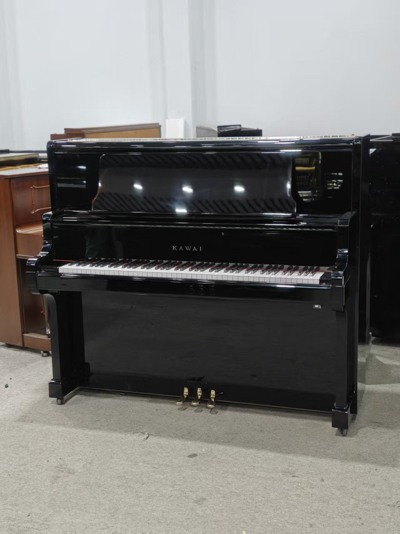 卡哇伊钢琴日本原装进口二手钢琴家用练习考级实木立式钢琴US7X