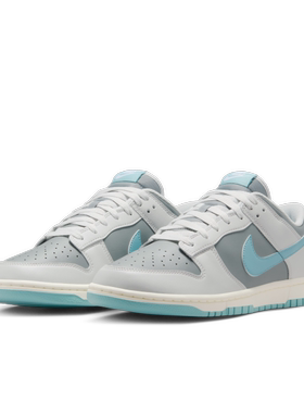 Nike耐克男子Dunk Low灰蓝色低帮系带休闲运动板鞋耐磨HF5441-001