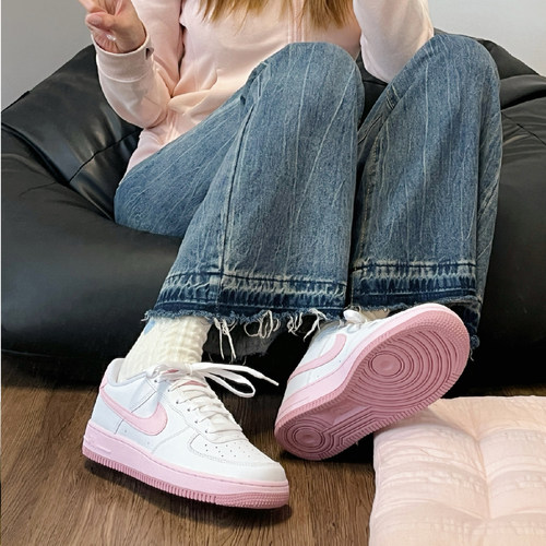 NIKE/耐克 女鞋空军一号AF1大童运动鞋低帮休闲板鞋FV5948-100