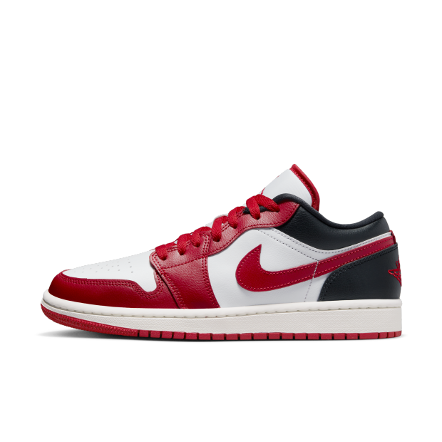Air Jordan AJ1红黑白低帮系带板鞋男女复古运动休闲鞋DC0774-160