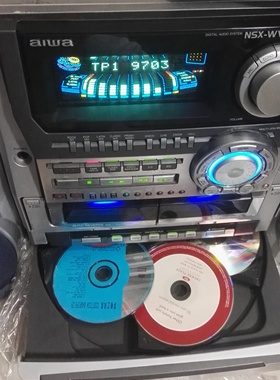 二手爱华NSX-WVT77组合音响五碟连放，超大功率音质棒，功能全好