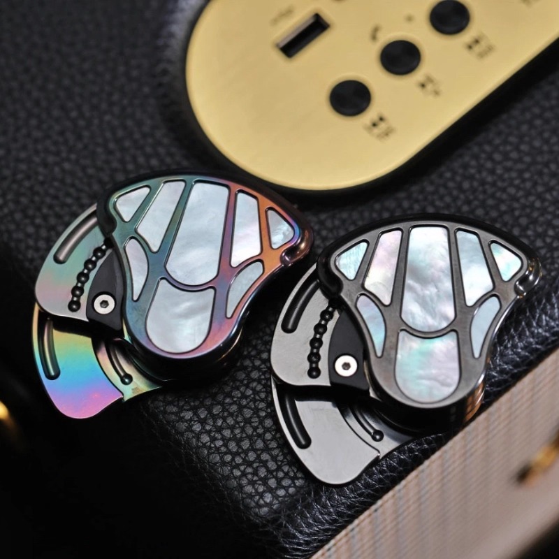 EH EDC 佳音机械推牌指尖陀螺金属解压玩具KAISEDC