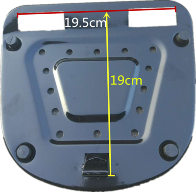 包邮配件铁底板摩托车尾箱