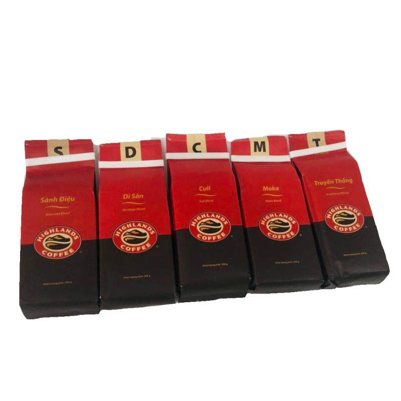 越南代购highlands高地咖啡粉200g醇香浓郁滴漏cdstm号高原黑咖啡
