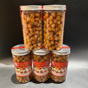 越南代购即食桂圆夹莲子龙眼含莲子安东市场泳梅家零食罐装500克