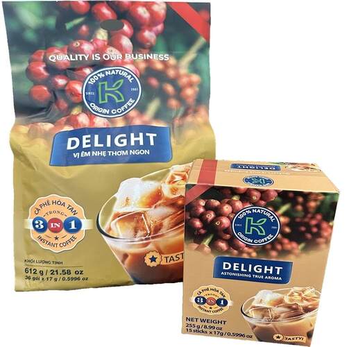 K牌KCoffee三合一速溶咖啡