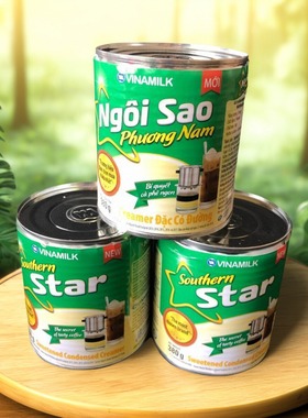 越南代购Star南星罐装炼乳VINAMILK滴漏咖啡炼奶甜品奶茶烘培伴侣