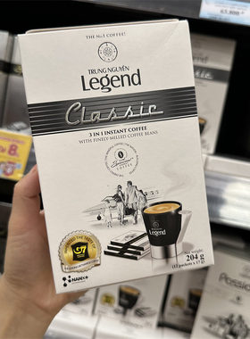 越南代购G7中原咖啡Legend传奇三合一原味速溶咖啡17g*12条