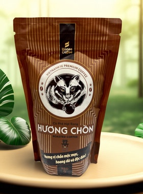 越南代购honee coffee麝香猫鼠咖啡豆CHON浓香WEASEL高级咖啡250g