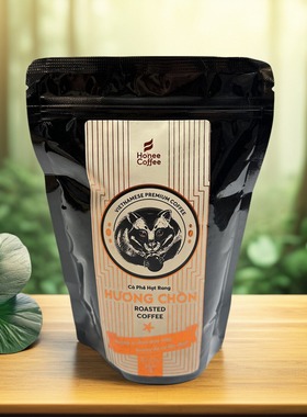 越南Honee coffee猫屎咖啡豆中深烘焙WEASEL高级麝香猫咖啡250克