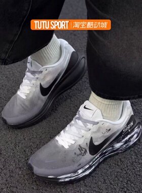 球鞋定制 NIKE REVOLUTION 8 网布透气轻便体测男黑灰低帮跑步鞋
