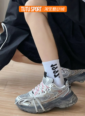 球鞋定制 Kappa卡帕 雾灰 SAML 休闲潮流低帮跑步鞋男女同款银灰