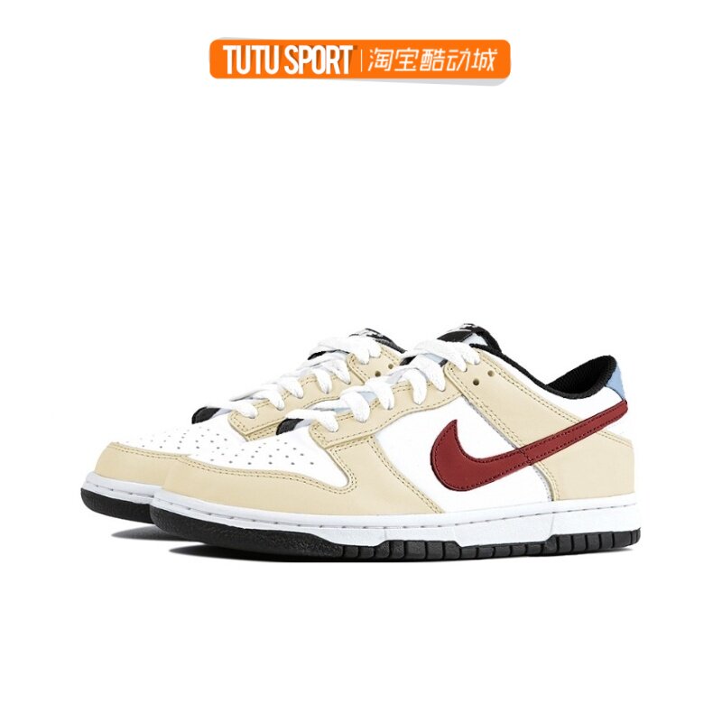 球鞋定制 Nike Dunk Low 荒漠岛 琥珀春夏潮流低帮情侣休闲板鞋