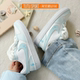 耐克Nike Court Borough 定制球鞋 雾蓝喵踪白蓝百搭低帮女子板鞋
