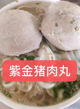 河源紫金客家特产农家土猪肉丸胡椒风味新鲜真空包装1斤一包顺丰