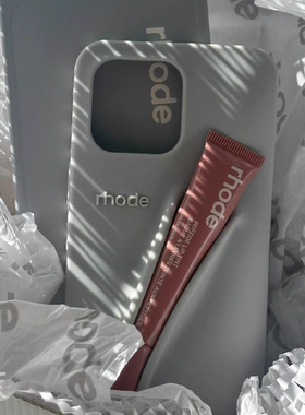 美国rhode手机壳海莉全包围iphone17/16/15Pro max立体液态硅胶壳