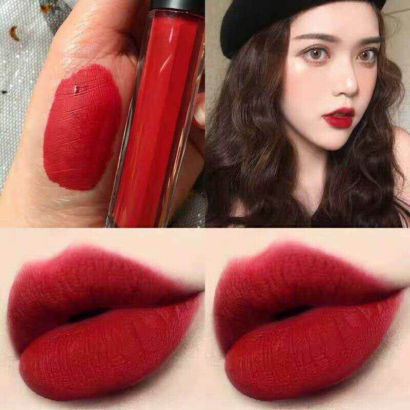 正品哑光唇釉南瓜脏橘色欧美风小众品牌裸色不掉色不沾杯口红女学