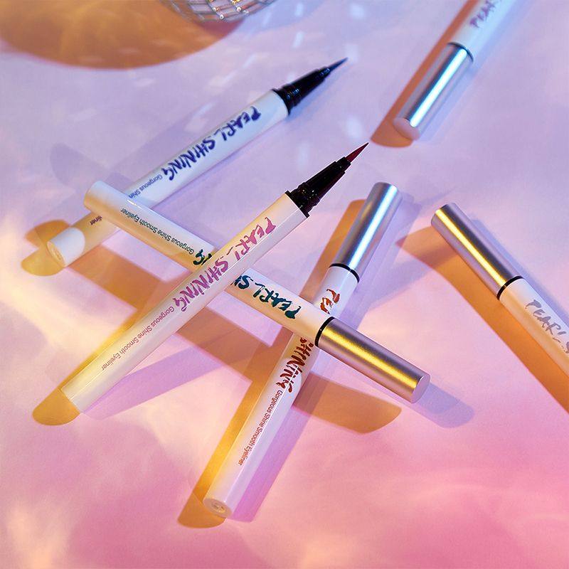 正品银色金属色眼线 线彩色带珠光眼线 线笔防水不易晕染眼线 线